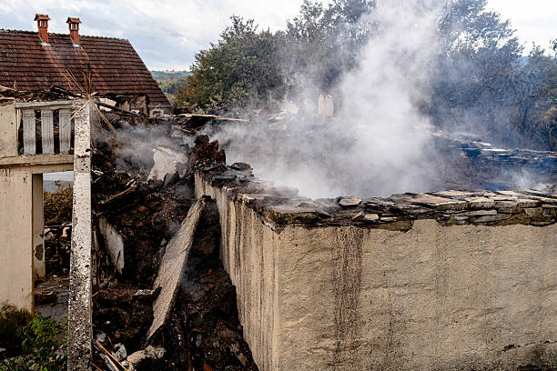 Professional Fire Damage Restoration technician working in Avondale, PA